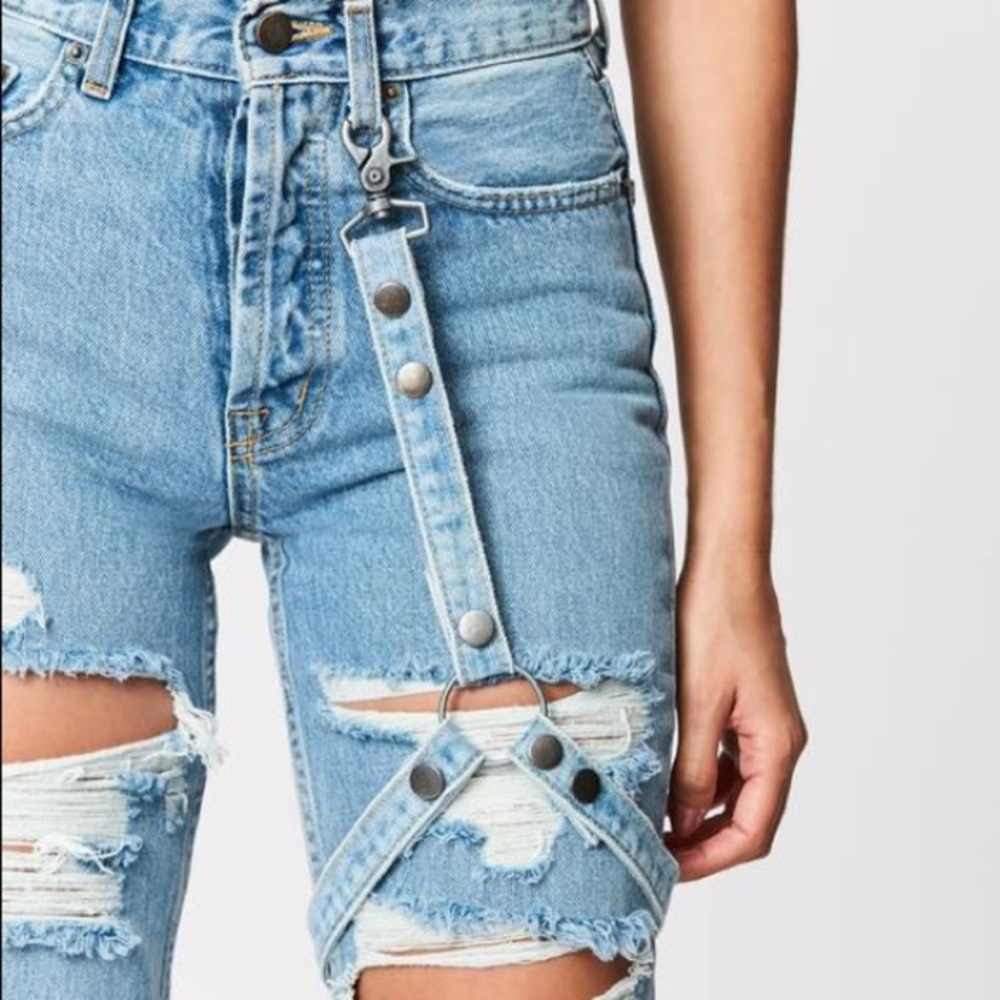 NWOT Carmar harness jeans